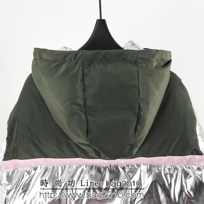 ICEBERG冰山 18冬季新款 撞色鐳射 加厚款超保暖 羽絨棉服 佟麗婭機場同款 ydi1950